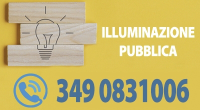 Servizio di illuminazione pubblica: attivazione nuovo numero 349 0831006