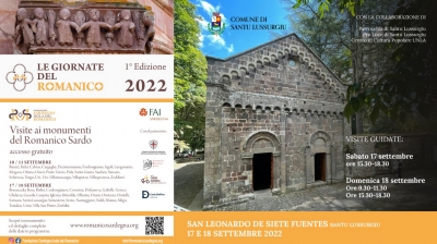 Le giornate del Romanico: Santu Lussurgiu 17 e 18 settembre 2022