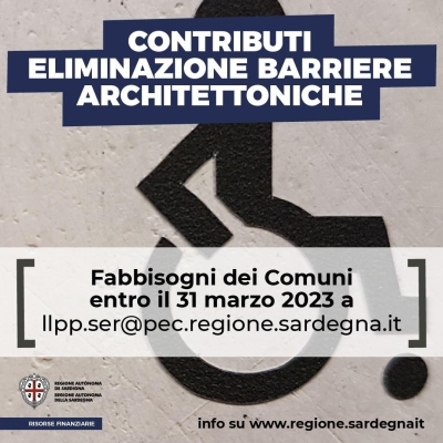 Locandina RAS Barriere Architettoniche