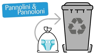 Attivazione circuito specifico raccolta pannolini e pannoloni